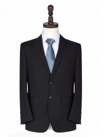 羊毛修身西裝新款舒適黑色西服外套