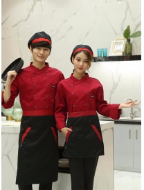廚師服T標(biāo) 紅色