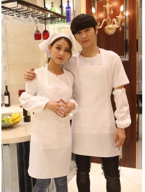 制服呢圍裙 白色