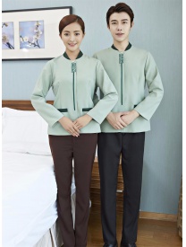 保潔服小領(lǐng) 淺綠