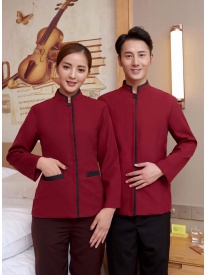 保潔服一?？?紅色