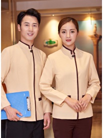 保潔服一?？?米黃