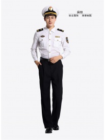 男式海事制服長袖襯衫
