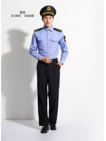 男式藥監(jiān)制服長袖襯衫