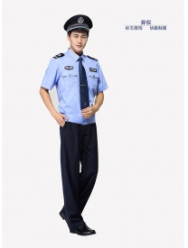 男式夏裝短袖執(zhí)勤服